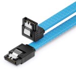 Deleycon 30 cm sata 3 nylon cables de donnees 6 gbit / s sata iii cables de branchement serial ata cables ...