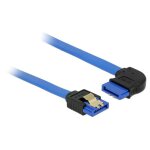 Delock 84989 cble sata 0, 2 m sata 7 - pin noir, bleu