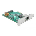 Delock carte pci express x1 vers 1 x 2, 5 gigabit lan poe +