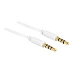 Delock - câble pour casque micro - mini jack 4 pôles mâle pour mini jack 4 pôles mâle - 3 m - blindé ... Delock - câble pour casque micro - mini jack 4 pôles mâle pour mini jack 4 pôles mâle - 3 m - blindé ...