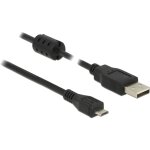 Delock c�ble usb usb 2. 0 usb - a m�le, usb - micro - b m�le 2. 00 m noir