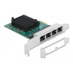 Delock carte pci express x1 vers 4 x gigabit lan