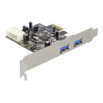 Delock pci express card > 2x usb 3. 0 - adaptateur usb - pci express x1 - usb 3. 0 x 2