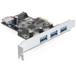 Delock pci express card > 3 x external + 1 x internal usb 3. 0 - adaptateur usb - pcie 2. 0 - usb, usb ...
