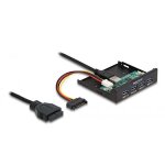 Delock port interne 3. 5 ? hub usb 3. 2 gen 1 4 ports, pc : accessoires, noir Delock port interne 3. 5 ? hub usb 3. 2 gen 1 4 ports, pc : accessoires, noir