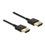 Delock slim premium - c�ble hdmi avec ethernet - hdmi m�le pour hdmi m�le - 4. 5 m - triple paire torsad�e ...