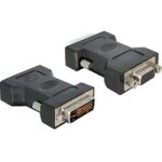 Delock vga 15pin f > dvi 24 + 5 m dvi - i 15pin vga noir