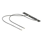 Delock wlan twin antenna 2 x mhf iv 802. 11 ac / a / h / b / g / n 5 dbi 150 mm pcb internal self adhesive ...