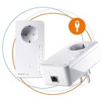 Devolo magic 2 lan - starter kit - pont 1gbe, homegrid - branchement mural (pack de 2)
