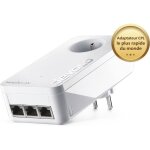 Devolo magic 2 lan triple - - pont - - 1gbe, homegrid - branchement mural