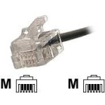 Dexlan - c�ble de t�l�phone - rj - 11 (m) pour rj - 11 (m) - 30 m - noir