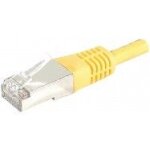 Dexlan cordon patch rj45 sstp cat 6a jaune - 0, 50 m