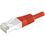 Dexlan cordon patch rj45 sstp cat 6a rouge - 5 m
