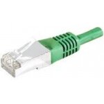 Dexlan cordon patch rj45 sstp cat 6a vert - 15 m Dexlan cordon patch rj45 sstp cat 6a vert - 15 m