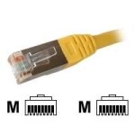 Dexlan - cordon de raccordement - rj - 45 (m) pour rj - 45 (m) - 7 m - stp - cat 5e - jaune