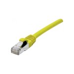 Dexlan cordon rj45 sur cble catgorie 7 s / ftp lsoh snagless jaune - 1 m