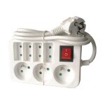 Dexlan - unit de distribution d'alimentation - entre : cee 7 / 7 - connecteurs de sortie : 7 (bipolaire, ...