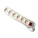 Dexlan - unit� de distribution d'alimentation - entr�e : power cee 7 / 7 - connecteurs de sortie : 6 ...