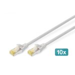 Digitus câble de brassage cat 6a s / ftp, 10 pièces Digitus câble de brassage cat 6a s / ftp, 10 pièces