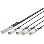 Digitus câble dac (direct attach copper), 1x qsfp + 40g vers 4x sfp + , 1 m Digitus câble dac (direct attach copper), 1x qsfp + 40g vers 4x sfp + , 1 m