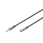 Digitus câble d'extension audio, jack mâle 3, 5 mm vers jack femelle 3 Digitus câble d'extension audio, jack mâle 3, 5 mm vers jack femelle 3
