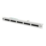 Digitus cat 3 isdn - tableau de connexions - montable sur rack - cat 3 - rj - 45 x 25 - gris, ral 7035 ...