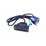 Digitus commutateur clavier - vido - souris modulaire, port unique