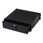 Digitus dn - 19 key - 3u - sw - tiroir de rangement pour rack - noir, ral 9005 - 3u - 19