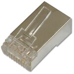 Digitus fiche modulaire cat 6 pour c�ble rond, blind�e, 100 pcs.