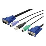 Digitus octopus - câble clavier / vidéo / souris (kvm) - hd - 15 (vga) (m) pour usb, ps / 2 (m) - 3 m ... Digitus octopus - câble clavier / vidéo / souris (kvm) - hd - 15 (vga) (m) pour usb, ps / 2 (m) - 3 m ...