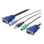 Digitus octopus - câble clavier / vidéo / souris (kvm) - usb, ps / 2, hd - 15 (vga) (m) pour hd - 15 ... Digitus octopus - câble clavier / vidéo / souris (kvm) - usb, ps / 2, hd - 15 (vga) (m) pour hd - 15 ...