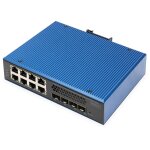 Digitus switch industriel 8 + 4 ports 10g uplink l3 gigabit ethernet administrable poe Digitus switch industriel 8 + 4 ports 10g uplink l3 gigabit ethernet administrable poe