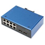 Digitus switch poe fast ethernet industriel 8 + 2 ports Digitus switch poe fast ethernet industriel 8 + 2 ports
