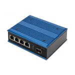Digitus switch réseau gigabit ethernet 4 ports, industriel, non admin Digitus switch réseau gigabit ethernet 4 ports, industriel, non admin