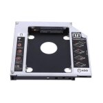Dilwe baie de disque dur 127mm aluminium sata hdd ssd bo�tier disque dur baie adaptateur dvd optique ...