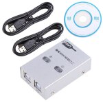 Dispositif de partage d'impression automatique sans cl usb, deux ordinateurs partagent 1 dispositif ...