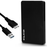Disque dur externe 500go hdd usb3. 0 ultra rapide et fin pour la sauvegarde des donnes disque dur portable ...