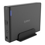 Disque dur externe hdd 3. 5 pouces 7688c3, en aluminium, type de bo�tier c, usb 3. 1, bo�tier ssd, capacit� ...