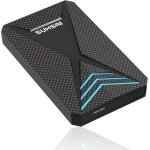 Disque dur externe de jeu 320 go avec lumire rvb usb 3. 0 disque dur portable pour extension de stockage ...