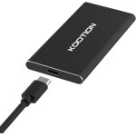Disque dur externe portable de 1 to, disque dur ssd a vitesse rapide jusqu'a 500 mo / s lecture type ...