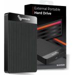 Disque dur externe portable de type c 2, 5  sauvegarde / stockage, disque dur hdd fin 500 go compatible ...