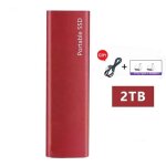 Disque dur externe portable ssd 1 to 2 to, disque ssd haute vitesse, dispositif de stockage usb3. 1 type ...