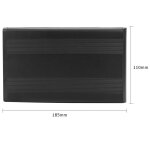 Disque dur externe serial ata, 3. 5 pouces, durable, rsistant  l'usure, couleur unie, adaptateur usb ...