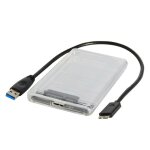 Disque dur externe ssd usb 3. 0 � 2. 5 pouces, nouveau, haute vitesse, 2 to, bo�tier transparent