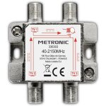 Distributeur tv, sparateur coaxial, dvb - t2 et satellite, rpartiteur antenne tv, blind, mtallique ...