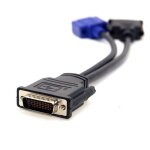 Dms - 59 mle vers dvi 24 5 femelle & cble d'extension de rpartiteur femelle vga rg 15 broches 15 cm ...