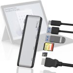 Docking station avec hdmi 4k, usb c thunderbolt 4 (display + pd charging + data), usb 3. 0 * 2, emplacement ...