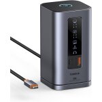 Docking station, srie spacemate 11 en 1 sation d'accueil 3 moniteurs avec 2 * hdmi 1 * dp 4k@60hz, 3 ...