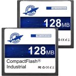Dogfish 2 pack 128mo compact flash card carte mmoire cf type i haute performance fat16 pour equipements ...