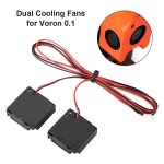 Double ventilateur de refroidissement pour pi�ces d'imprimante 3d voron 0. 1, dc 24v 3010, turbo souffleur ...